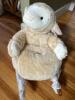 Cute! Plush Lamb Toddler Rocker with Wooden Base, Plays Sound - 2