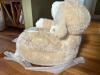 Cute! Plush Lamb Toddler Rocker with Wooden Base, Plays Sound - 4