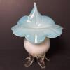 Hand-Blown Opalescent Glass Vase