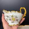 Limoges Floral Porcelain Tray and Creamer Pair - 3