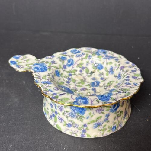 Vintage Floral Ceramic Tea Strainer
