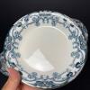 Four Royal Staffordshire Iris Pattern Porcelain Soup Bowls - 2