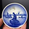 Very Small Royal Copenhagen Langelinie Mermaid Plate