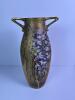 Hand Painted Art Nouveau-Style Porcelain Vase with Handles