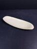 Lenox Porcelain Celery Dish with Gilt Rim