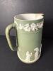 Wedgwood Green Jasperware Classical Style Pitcher - 2