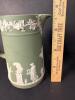 Wedgwood Green Jasperware Classical Style Pitcher - 3