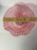 Pink Ruffled Fenton Glass Bowl in Victorian-Style - 5