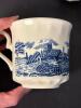 Four Blue and White English Staffordshire-Style Transferware Mugs - 3