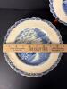 Eight Countryside Old Hall Ivory Ware Blue Transferware Plates - 4