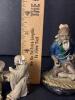 Two Chinese Mudman Figurines, Scholar and Seated Elder Style - 2