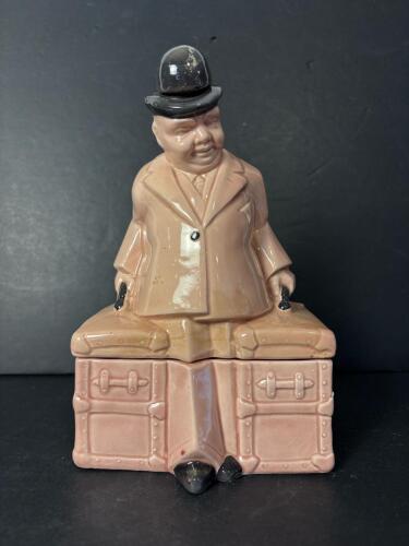 Figural 'My Bootlegger' Art Deco-Style Ceramic Decanter Cookie Jar