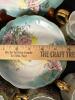 17 Piece Hand Painted Floral Porcelain Teacups, Saucers, Plates Set - 3