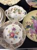 Eleven Assorted Plates Hand-Painted Porcelain Floral and Fruit Motifs - 2