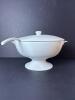 Pottery Barn Great White Porcelain Tureen with Ladle