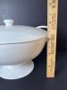 Pottery Barn Great White Porcelain Tureen with Ladle - 5