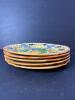 Seven Provincial Ware Floral Pottery Plates, Japan - 2