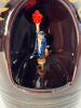 Novelty Brown Jug Ceramic Decanter / Music Box With Figural Stopper - 2