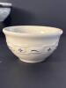 Longaberger Pottery Woven Traditions Bowls with Iron Stand - 4