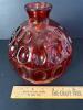 Red Textured Glass Vase in the Mid-Century Modern Style - 6