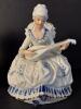 Pair of Blue and White Porcelain Figurines, Rococo-Style - 3