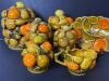 Ceramic Fruit Basket Jar and Creamer Pitcher Set