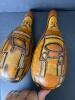 Hand-Carved Peruvian Gourd Figurines and Decorative Bowls - 5