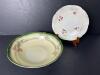 Carlsbad and Altenburg Porcelain Bowls, Floral Embossed and Gilt