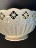 Lenox Porcelain Reticulated Bowl with Gold Trim - 5