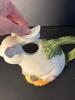 Ceramic Pig Teapot with Vegetables Motif - 3