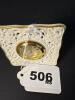 Miniature Lenox Porcelain Table Clock with Gold Trim - 7