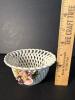 Small Capodimonte Porcelain Basket With Applied Flower - 2
