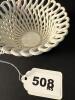 Small Capodimonte Porcelain Basket With Applied Flower - 6
