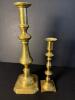 Four Brass Candlesticks Set in Colonial-Style - 7
