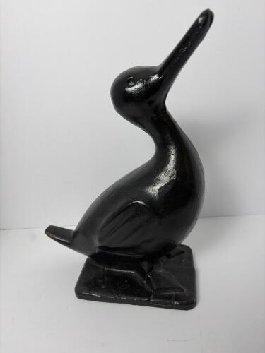 Heavy Cast Iron Duck Doorstop