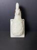 White Ceramic Rooster Head Wall Pocket