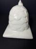 White Ceramic Rooster Head Wall Pocket - 4