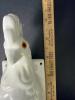 White Ceramic Rooster Head Wall Pocket - 6
