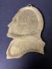 Brass Thomas Jefferson Silhouette Plaque - 2
