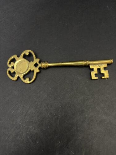 Ornate Brass Skeleton Key