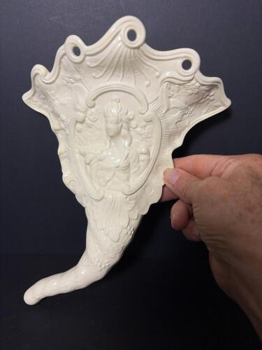 Wedgwood Williamsburg Cornucopia Wall Pocket