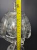 Cut Glass Table Lamp With Floral Motif Shade - 8