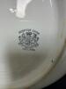 Ironstone China White Embossed Serving Bowl - 5