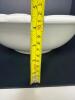 Ironstone China White Embossed Serving Bowl - 6