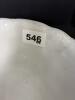Ironstone China White Embossed Serving Bowl - 8