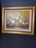 19x22 Framed Floral Still Life Painting - 2