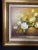 19x22 Framed Floral Still Life Painting - 3