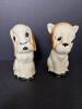 Pair of Small Ceramic Dog Figurines, Circa 1930s Style