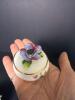 Three Minatare Royal Albert Bone China Flower Trinket Boxes - 2