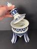 Blue and White Porcelain Lidded Potpourri Jar in the Neoclassical Style - 2